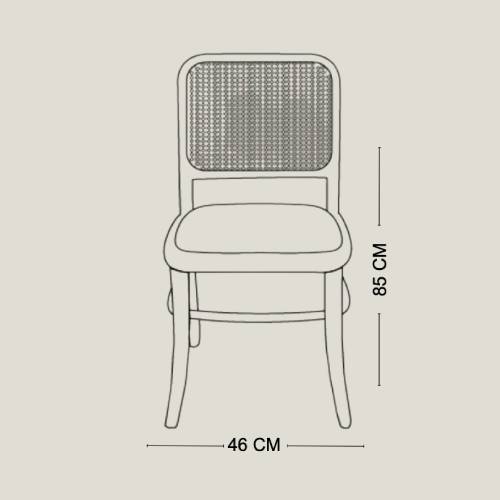 Silla Hoffman Color Blanco