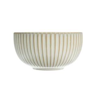 Bowl Cerámica Rayas Beige