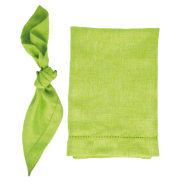 Servilleta Jaspeada Verde Manzana