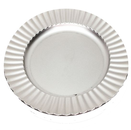 Plato Base Plata Ondas