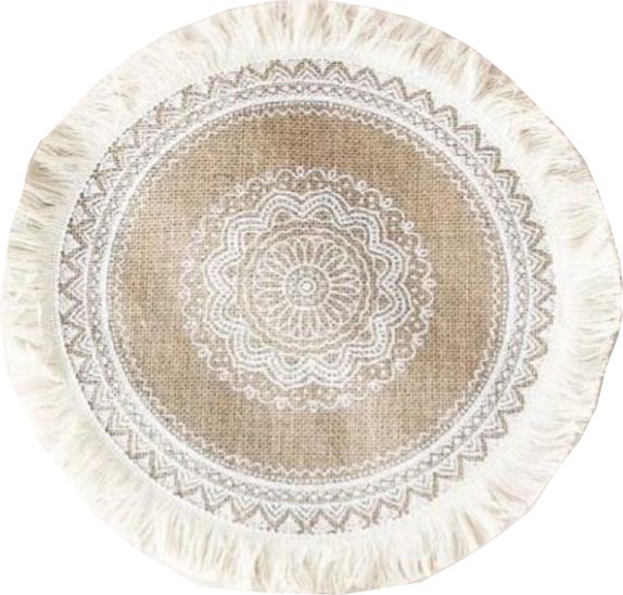 Individual Macramé Hueso