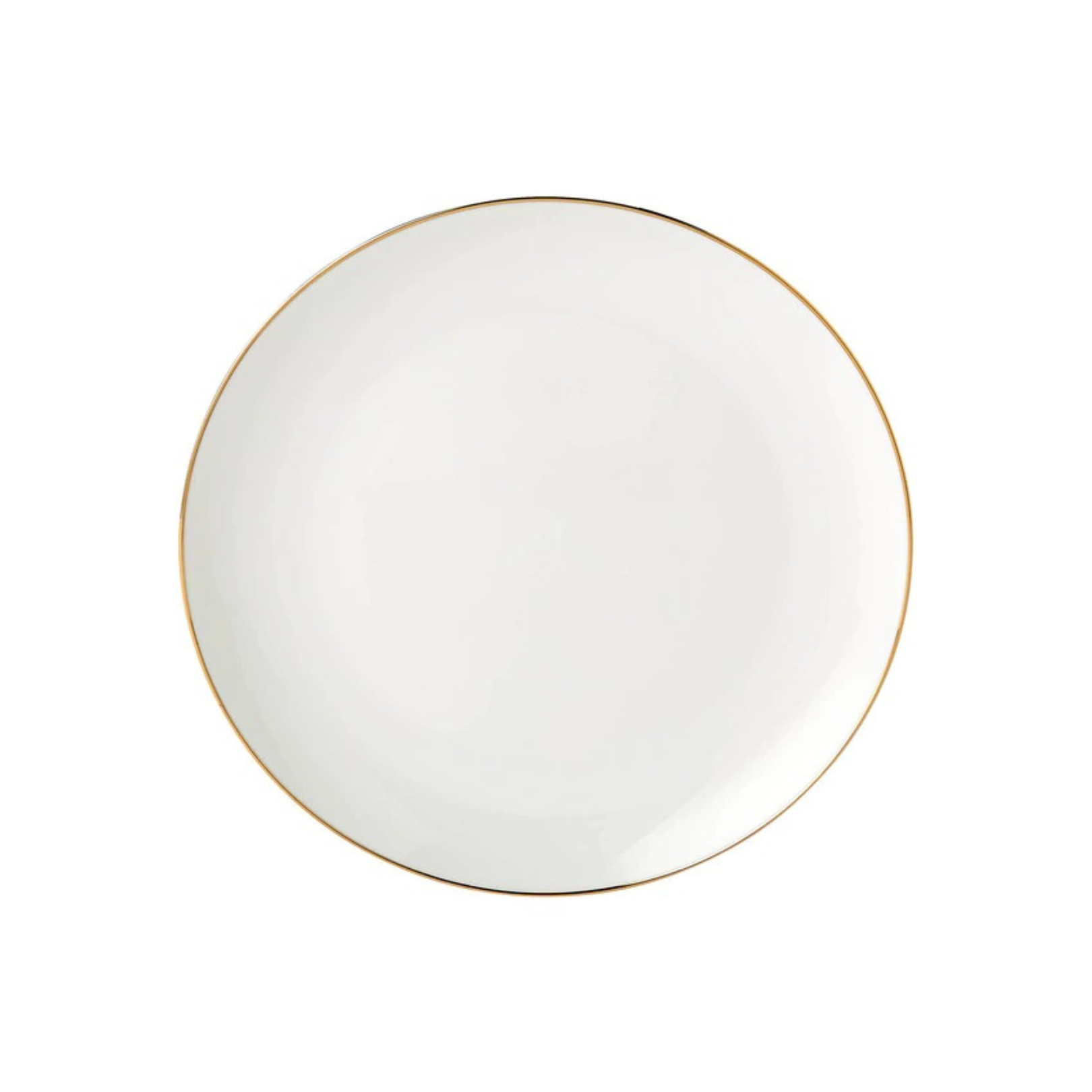 Vajilla Porcelana Filo Dorado