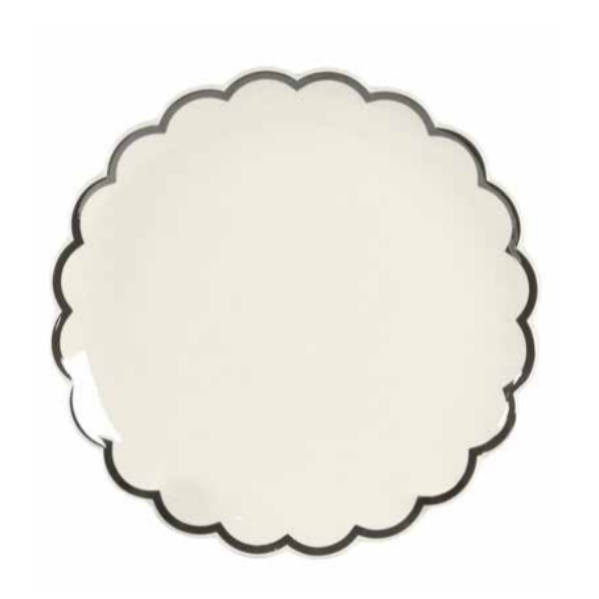 Vajilla Porcelana Concha Plata