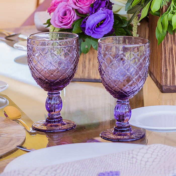 Copa Textura Morada