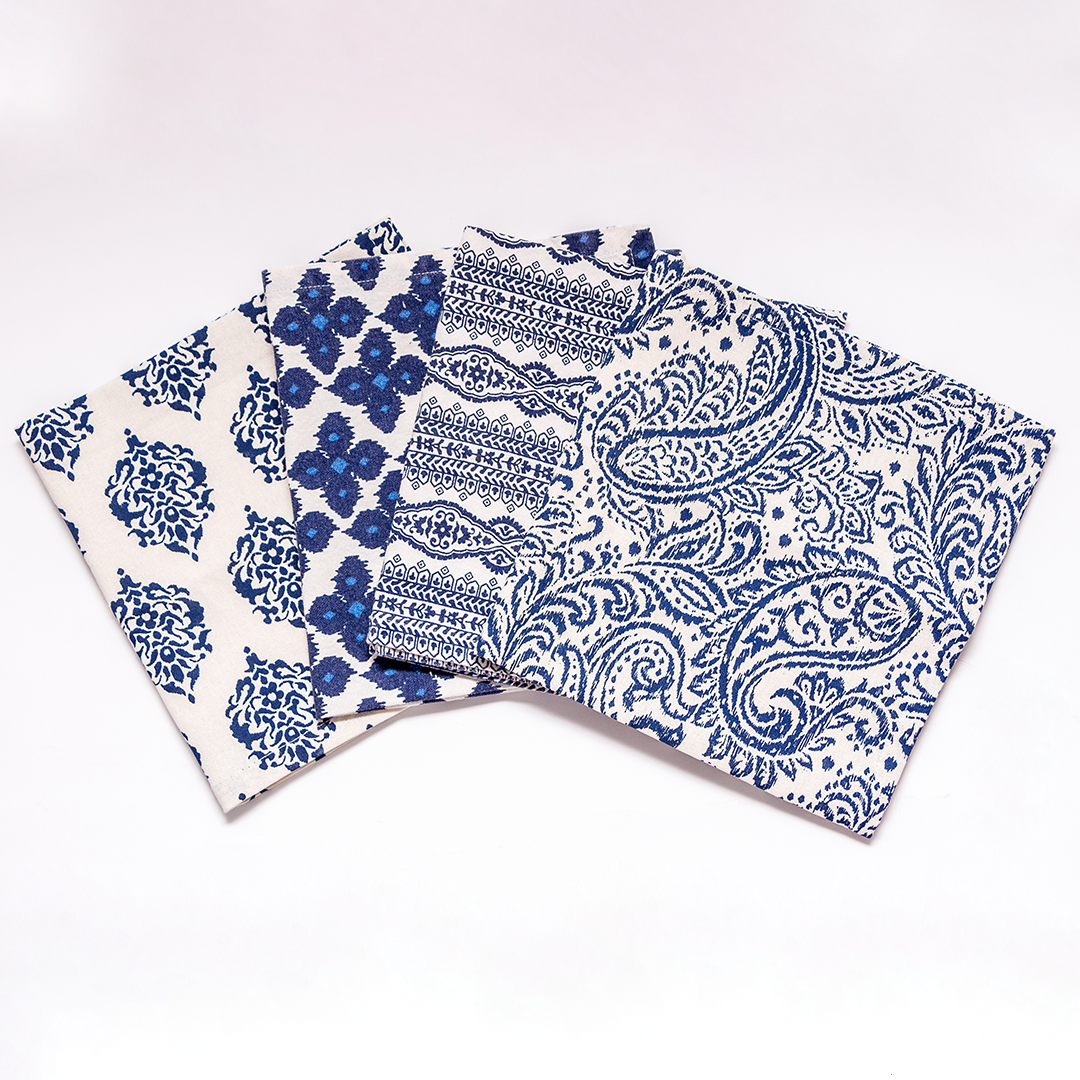 Servilleta Mezclada Azul