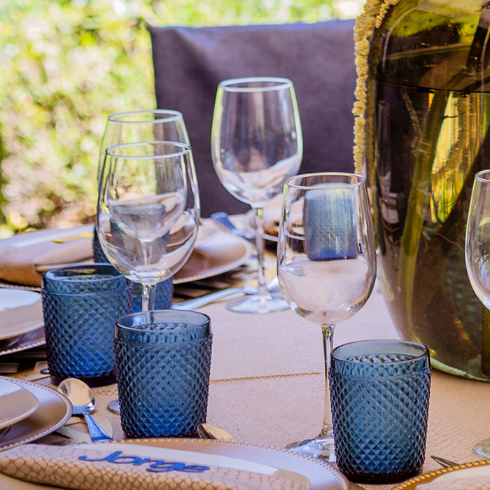 Vaso Diamante Azul