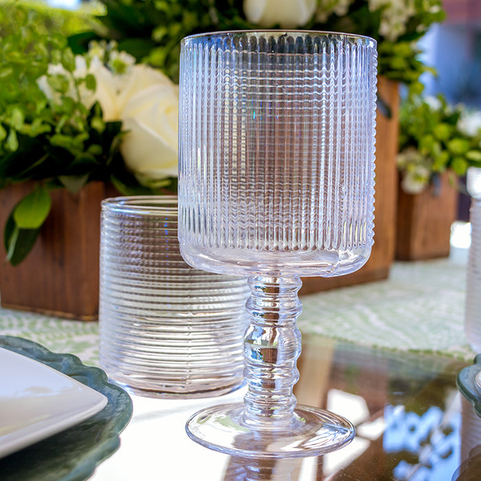 Vaso Textura Transparante