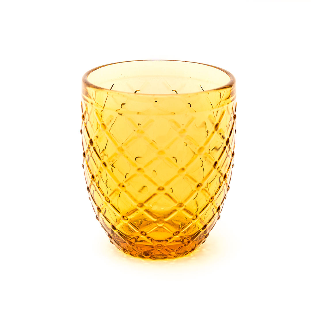 Vaso Textura Ámbar