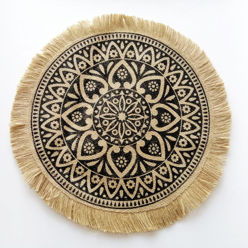 Individual Macramé Kaki