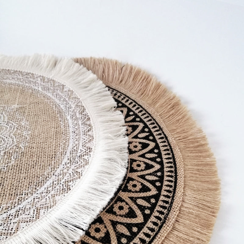 Individual Macramé Hueso