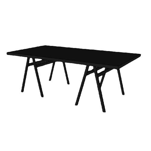 Mesa Wash Rectangular Color Negro