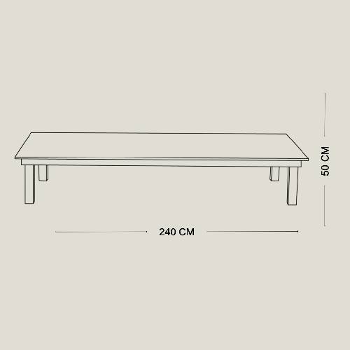 Mesa Picnic Rectangular Color Maple