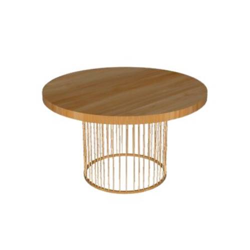 Mesa Circular Color Miel