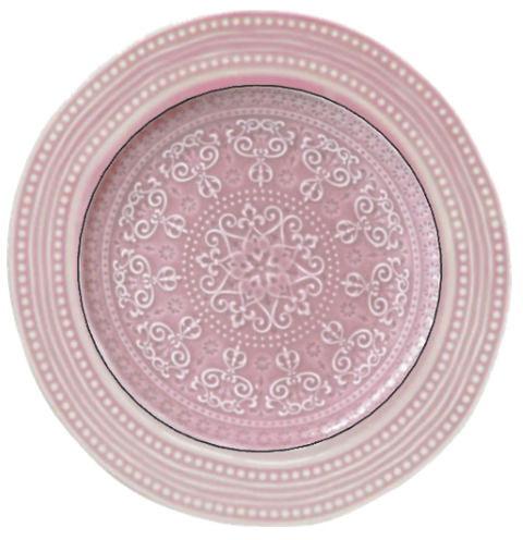 Vajilla Talavera Rosa Claro