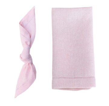 Servilleta Jaspeada Rosa Claro