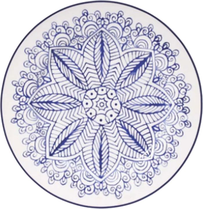 Vajilla Talavera Azul